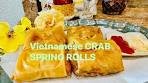 CRISPY CRAB SPRING ROLLS