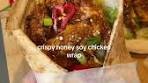 Crispy Honey Soy Chicken Wraps Recipe
