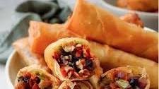 Crispy Vegetable & Mushroom Spring Rolls