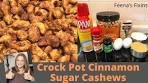 Crock Pot Cinnamon Sugar Cashews