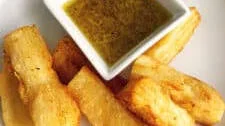 Cuban Yuca Two Ways: Yuca With Mojo and Yuca Fries
