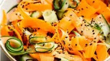 Cucumber and Carrot Salad (Asian inspired)