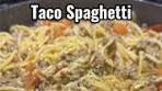 Delicious Cheesy Taco Spaghetti Recipe