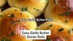 Delicious Garlic Butter Dinner Rolls Recipe
