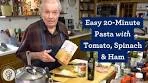 Easy 20-Minute Pasta with Tomato, Spinach & Ham