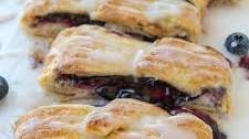 Easy Blueberry Cream Cheese Strudel