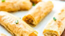 Easy Cheese Phyllo Rolls