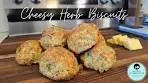 Easy Cheesy Herb Drop Biscuits | 1 bowl recipe ...