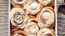 Easy Gingerbread Brioche Cinnamon Rolls with Cinnamon Browned Butter Frosting