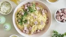 Easy Ham Carbonara
