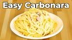 EASY Ham Sausage Carbonara at Home!