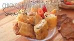 Easy recipe Spring Roll | Chicken Mushroom Spring Rolls ...