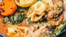Easy Sausage Tortellini Soup