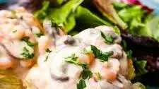 Easy Shrimp and Mushroom Vol-au-Vents
