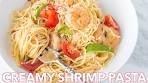 Easy Shrimp Pasta in a Creamy Tomato Sauce - Natasha's ...