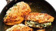 Easy Spinach Artichoke Stuffed Chicken