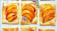Easy Summer Peach Puff Pastry Tartlets