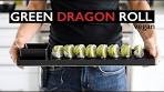Easy vegan Sushi Recipe | HOW TO MAKE GREEN DRAGON ...