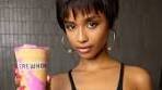 EREWHON | Bliss by @Tyla A vibrant smoothie with a floral ...