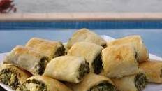 Feta and Spinach Rolls