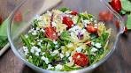 FRESH SPINACH AND FETA PASTA SALAD RECIPE