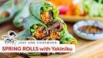 FRESH SPRING ROLLS with Yakiniku (Japanese BBQ Beef + ...