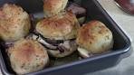 Garlic Knot Sliders with Roast Beef, Cheese and Horseradish ...