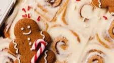 Gingerbread Cinnamon Rolls [No Knead]