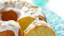 Glazed Almond Vanilla Bundt Cake