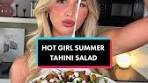 Glorious Roasted Vegetable Salad with Creamy Tahini Dressing