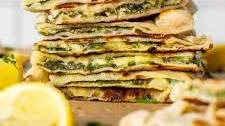 Gozleme Spinach and Cheese Flatbread