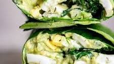 Green Goddess 🥑 Avocado Egg Salad Wrap