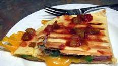 Grilled Ham & Cheese Quesadillas