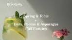 Ham, Cheese & Asparagus Puff Pastry Recipe