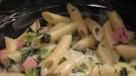 Ham, Spinach, and Mostaccioli Casserole