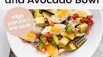 Hard Boiled Egg and Avocado Bowl