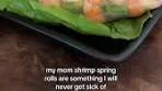 Healthy shrimp spring rolls✨ For the Rolls:▪️12 Large Shrimp ...