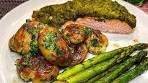 HERB CRUSTED SALMON WITH LEMON CRUSHED ...