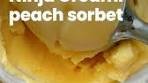 Homemade Ninja Creami Peach Sorbet Recipe