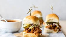 Hot Honey Pulled Chicken Sliders