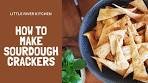 How to make sourdough crackers