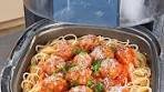 I Made Spaghetti & Meatballs In The Air Fryer! 🍝 🥩 | I Made ...