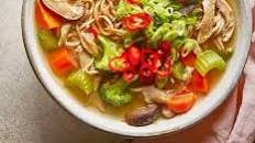 Immune-supporting miso chicken noodle soup