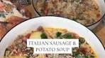 Italian Sausage and Potato Soup Recipe for Fall