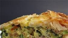 Italian Spinach Sausage Pie