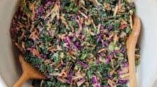 Kale & Apple Slaw with Yogurt Dressing