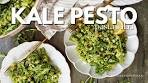 Kale Pesto Pasta Salad | This Savory Vegan