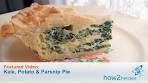Kale, Potato & Parsnip Pie