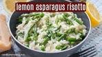 Lemon asparagus risotto