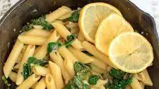Lemon Garlic Spinach Pasta